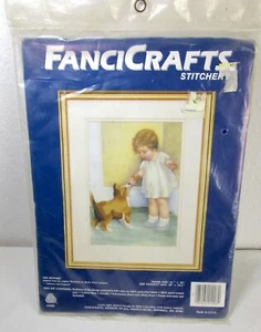 FanciCrafts Stitchery Crewel Kit The Reward 10X13.5" New Old Stock 01006 - Picture 1 of 6