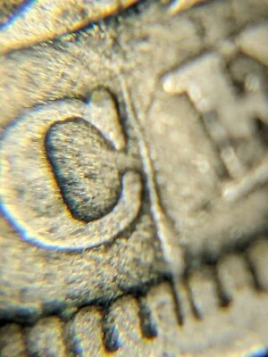 1906 Die Break US MINT Error Liberty V Nickel - Image 1 of 4