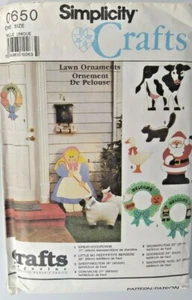 Lawn Ornaments Simplicity Crafts Pattern #0650 All Seasons Uncut - Picture 1 of 5