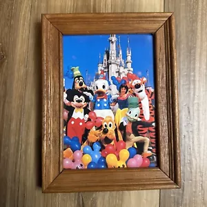 Vintage Magic Kingdom Disney Castle Photo Happy Birthday Donald 1980s Rare - Picture 1 of 4