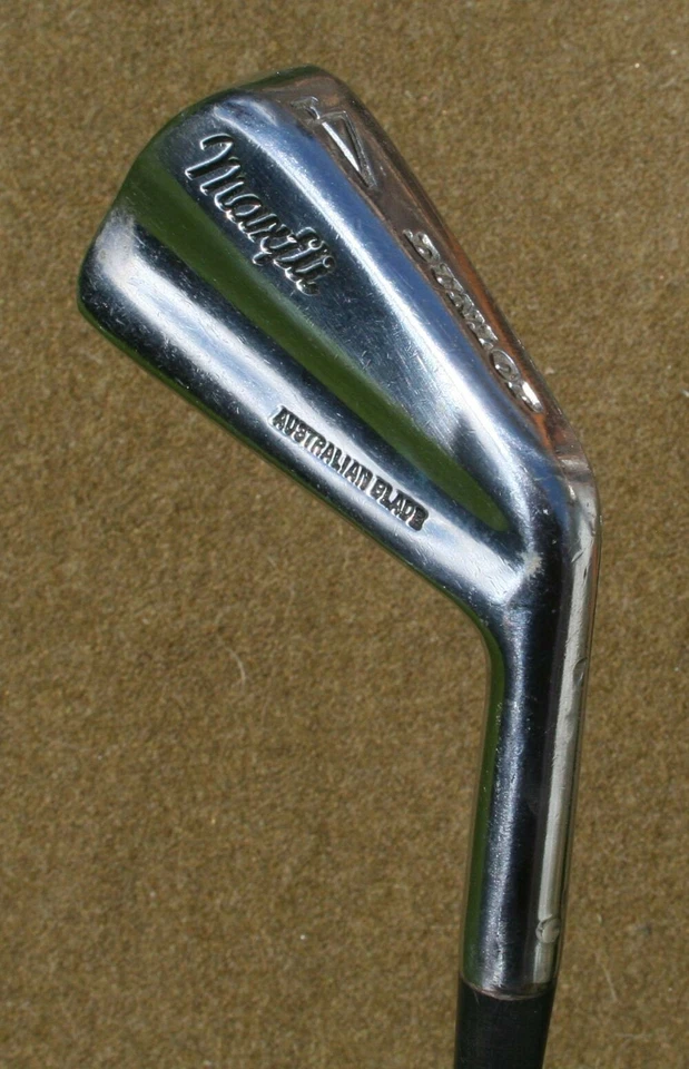 Forjado Dunlop Maxfli 4 Hierro Hoja Australiana Oro S300 Eje de Acero Rígido Foto 1 de 4