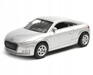 Welly Audi TT Coupe Silver 1:60 1:64 Scales 3 Inch US IMPORT DUTIES PAID - Picture 1 of 1