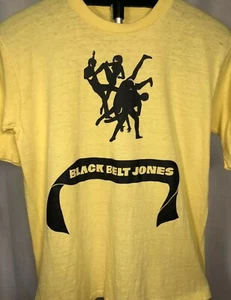 BLACK BELT JONES Movie Promo T-Shirt 1974 70s Jim Kelly Kung Fu Film VTG Vintage - Picture 1 of 3