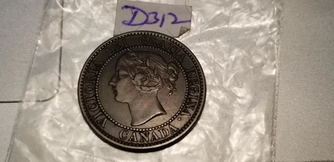 Canada 1859 Doublings On 9 Large Cent IdD312 Cover