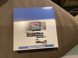 Microsoft back office small business server 4.5 channel preview Super Rare New - Picture 1 of 3
