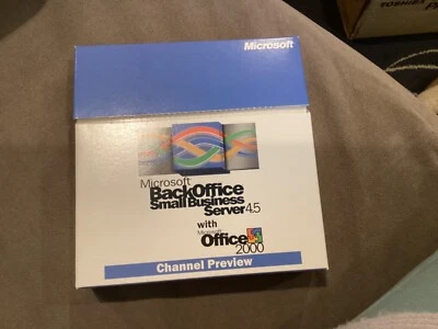 Microsoft back office small business server 4.5 channel preview Super Rare New - Image 1 of 3