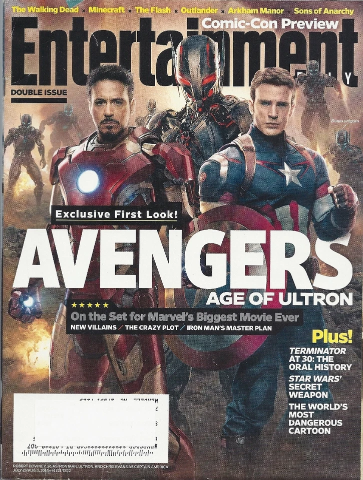 Avengers Age of Ultron Entertainment Weekly Jul 2014 SDCC Preview Terminator - Image 1 of 1
