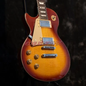 Guitarra eléctrica LP para zurdos tapa de arce flameado cuerpo y cuello pastillas H-H - Imagen 1 de 12