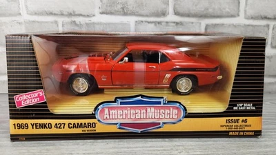 ERTL American Muscle Orange 1969 Yenko 427 Camaro x66 Version 1:18 Diecast 7722 - Image 1 of 4