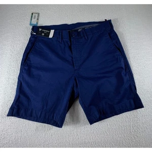 Cremieux Soho Shorts Mens 34 Blue Chino Flat Front 8" New NWT - Picture 1 of 4
