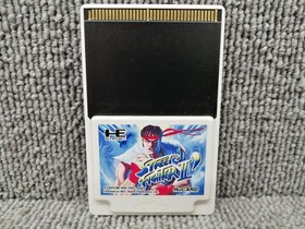 CAPCOM PCE Soft Street Fighter II Used