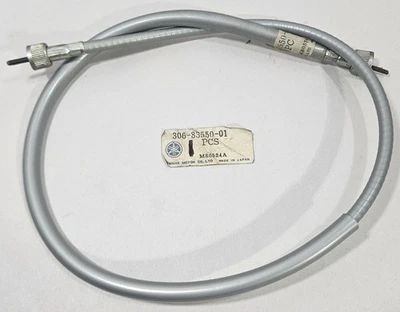 NOS 1972 1973 正品雅马哈 XS2 TX 650 灰色速度计电缆 原始设备制造商 306-83550-01 — 第 1/4 张图片