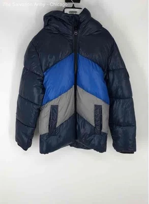 Michael Kors Boys Multicolor Long Sleeve Full-Zip Puffer Jacket Size 18/20 - Image 1 of 4