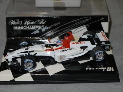 Minichamps Formula 1 1:43 Scale 2004 Takuma Sata BAR 006 Signed! - Image 1 of 4