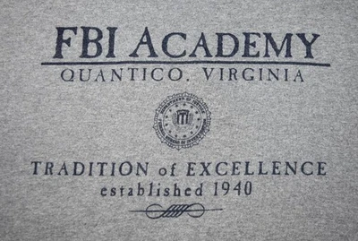 Camisa Quantico Federal Bureau of Investigation FBI National Academy - 2XL XXL - Imagem 1 de 3