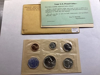1959 US Mint Silver Proof Flat Pack with OGP Sealed Cello 5 Coins 090525 23re - Image 1 of 4