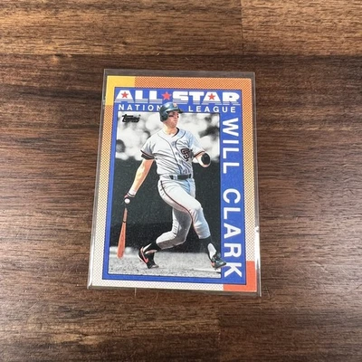 1990 TOPPS TIFFANY COLLECTORS SET #397- WILL CLARK - ALL-STAR - Image 1 of 2