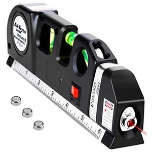 Laser Wasserwaage Linienwerkzeug, Mehrzweck Laser Wasserwaage Kit Standard Kreuzlinienlaser - Bild 1 von 7
