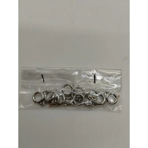 12 Necklace Clasps for Jewelry Making - Silver Color - Picture 1 of 1