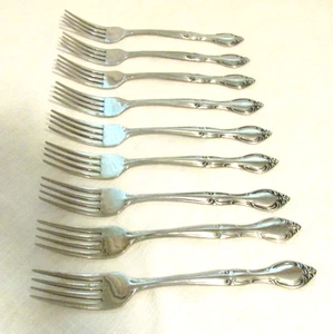 HAMPTON COURT Japan Stainless Flatware Dinner Forks -9 - Picture 1 of 4