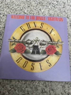 Guns N’ Roses - Welcome To The Jungle 7” Black Vinyl Single Geffen Records 1988  - Image 1 of 4