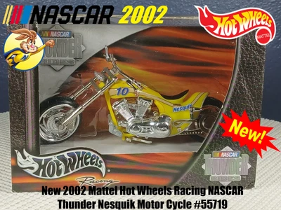 Nueva moto Mattel Hot Wheels Racing NASCAR Thunder Nesquik 2002 #55719 Foto 1 de 4