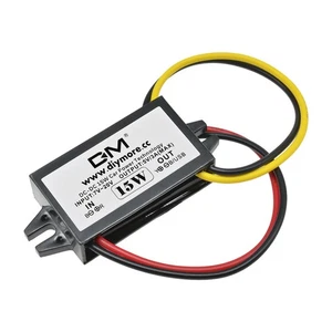DC-DC 12V a 5V 3A 15W Convertidor Reductor Módulo de Fuente de Alimentación Coche Impermeable - Imagen 1 de 5