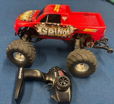 RARE Traxxas 2WD Stampede Grinder Monster Jam Truck RTR - Image 1 of 4