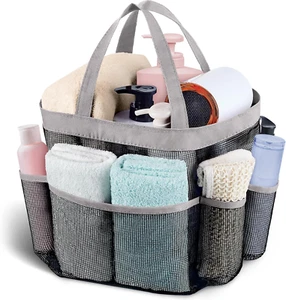 Mesh Shower Caddy Portable, Quick Dry Hanging Shower Tote Bag for College Dorm R - Picture 1 of 7