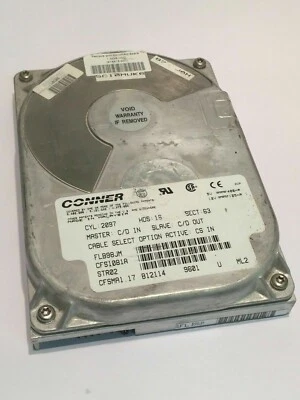 CONNER CFS1081A IDE HARD DRIVE 1080MB 1Gb                               aa4ce1 - Image 1 of 2