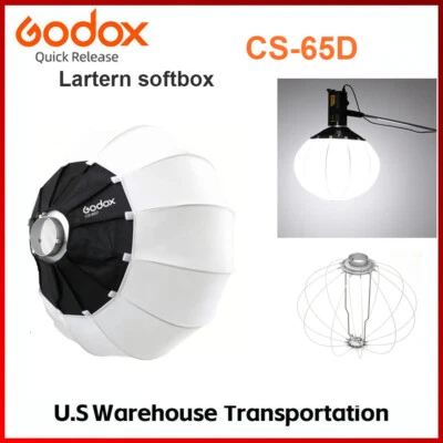 Linterna de 65 cm Godox CS-65D de EE. UU. Softbox de instalación rápida para luz LED flash Bowens Foto 1 de 4