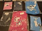 New In Bag Tokyo 2020 Olympics Merch Collection - 4X Shirts, 2X Pullstring Bags