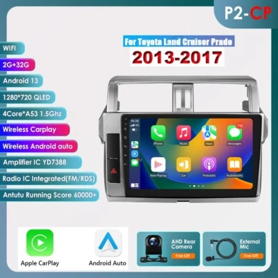 10.1Inch Androind 13 Car GPS Navi for Toyota Land Cruiser 2008-2015 Stereo 2+32G - Image 1 of 4