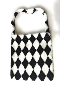 Bolso de hombro sintético suave esponjoso suave esponjoso para mujer niñas bolsos de mano - Imagen 1 de 11