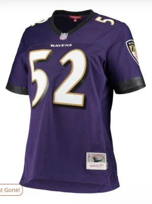 Camiseta deportiva Nike Baltimore NFL Ravens R Lewis unisex talla grande fútbol #52 Foto 1 de 4