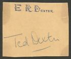Cricket England signature autograph of Ted Dexter 1950s-60s