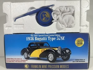 The 2002 Special Event Limited Edition 1936 Bugatti Type 57SC Sealed Shell + COA - Picture 1 of 4