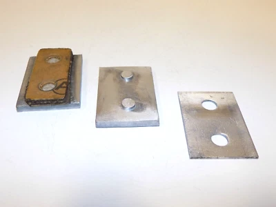 Conjunto de calço de alumínio grosso; fino; suporte de mola mono folha traseira papel C4 Corvette - Imagem 1 de 4