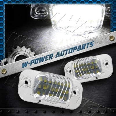 Luces LED blancas SMD para Volkswagen Polo 3 Golf 3 1H1 variante asiento matrícula Foto 1 de 4