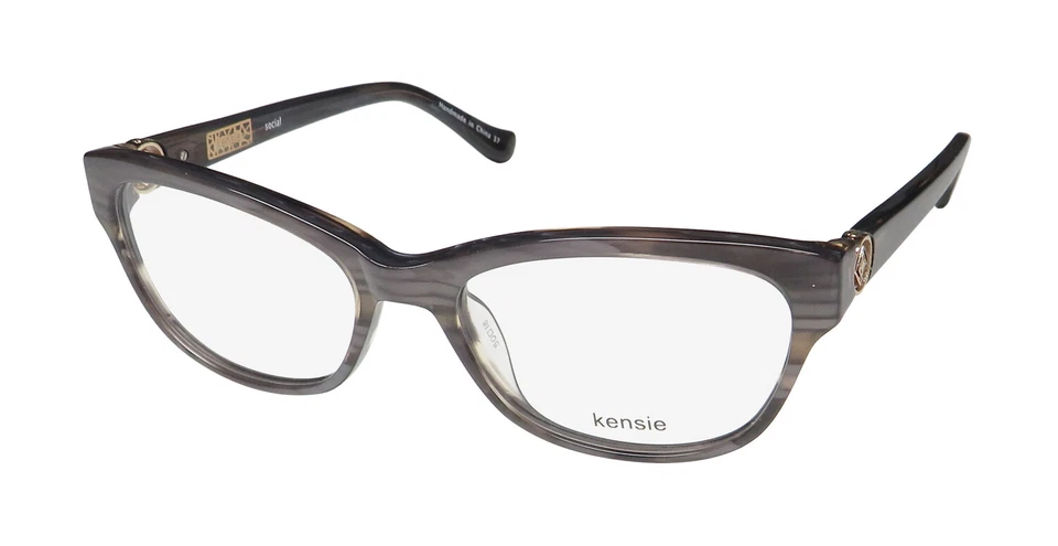 KENSIE SOCIAL CAT EYE ELEGANT HANDMADE AMERICAN DESIGNER EYEGLASS FRAME/GLASSES - Image 1 of 1