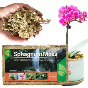 Natural Sphagnum Moss Orchid Potting Mix Dried for Orchid Gardening Plants - Picture 1 of 12