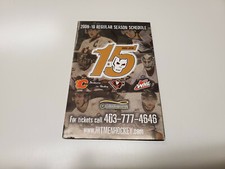 RS20 Calgary Hitmen 2009/10 Minor Hockey Pocket Schedule - Fan Attic