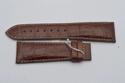 Hermosa pulsera de cuero Certina 23 mm para hebilla 18 mm 23-18 nueva Foto 1 de 2