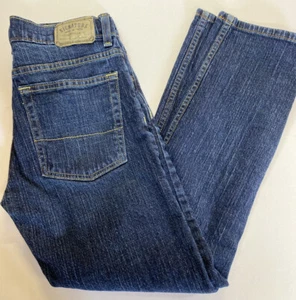 Levis Signature Boys Dark Wash Athletic Fit Adjustable Waist Size 16 Regular - Picture 1 of 11