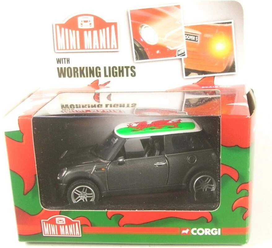 BMW Mini Cooper S Welsh Dragon 1:3 6 CORGI - Immagine 1 di 1
