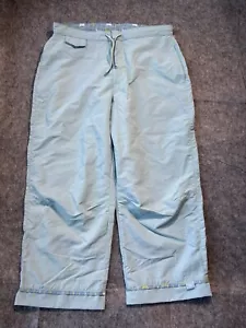 REI Pants Women Extra Large Blue Lightweight Capri Outdoors Casual UPF 50 - Picture 1 of 10