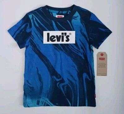 全新 Levi's 多色蓝色黑色标志衬衫 尺寸 4T(幼儿-婴儿-婴儿) — 第 1/4 张图片