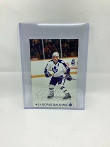 Borje Salming Autographed Player Card - Picture 1 of 1