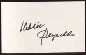 Debbie Reynolds Signed Index Card Signature Vintage Autographed AUTO 