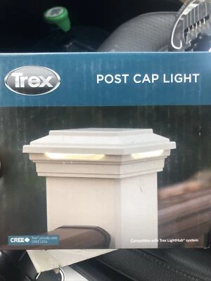 TREX DECK Flat LED POST CAP LIGHT -black - Image 1 of 3